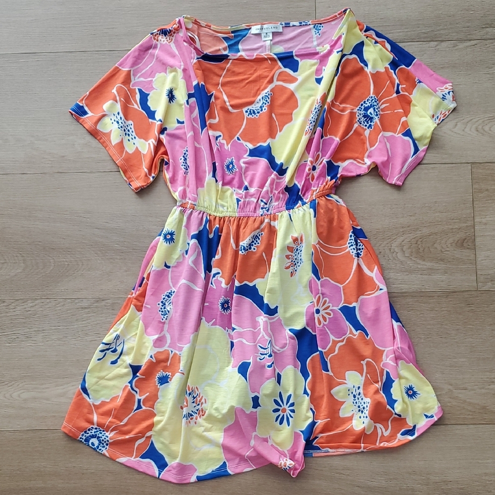 Floral Multicolor Romper/Dress- NWOT